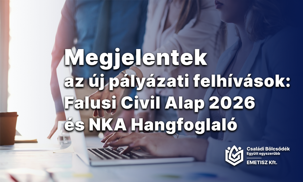 Megjelentek az új pályázati felhívások_Falusi Civil Alap 2026 és NKA Hangfoglaló