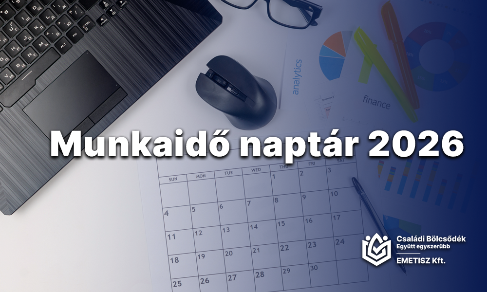 Munkaidő naptár 2026