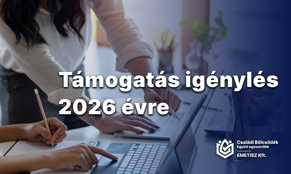 Támogatás igénylés 2026 évre